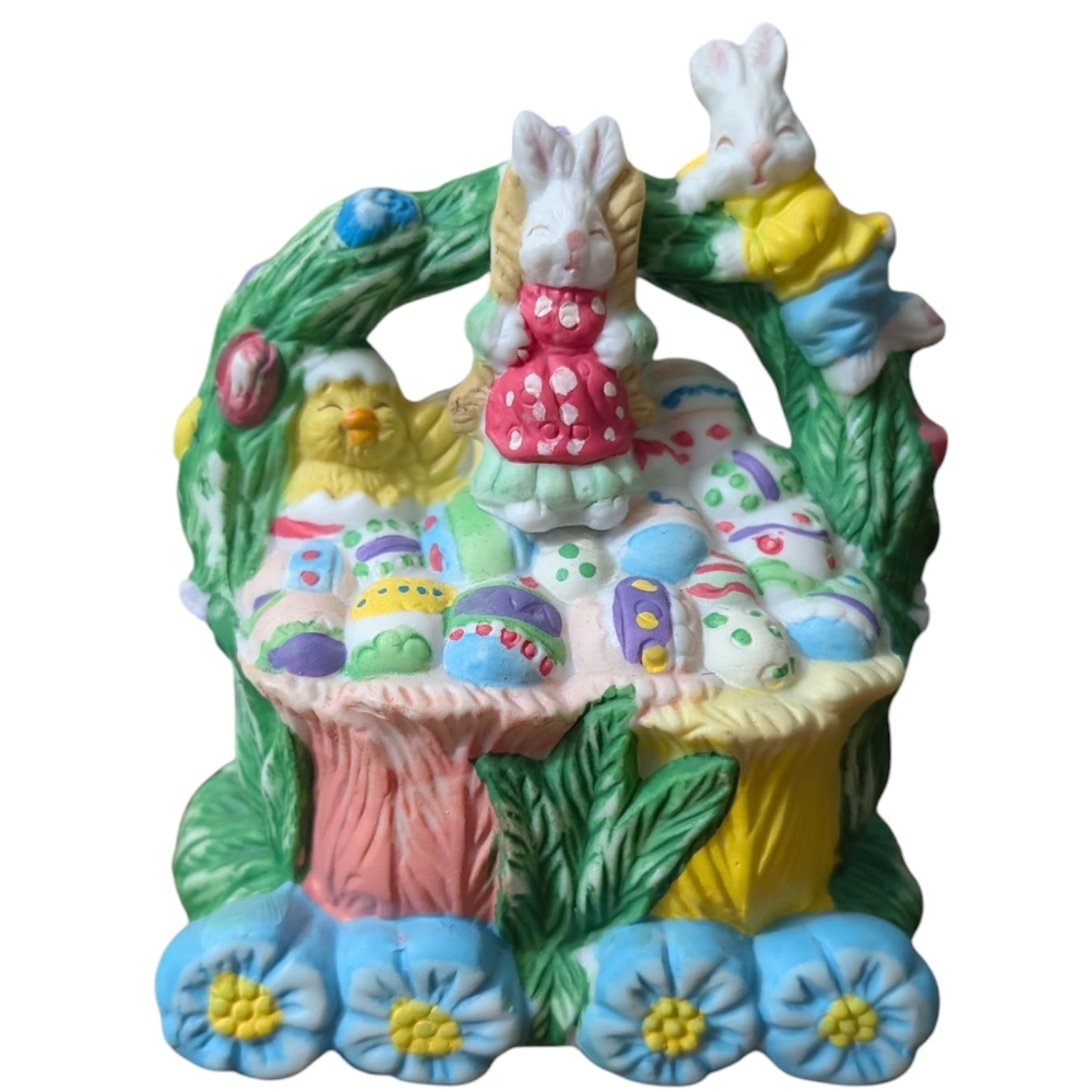 5/$25 Cottontale Cottages Easter Bunny Village Train Piece